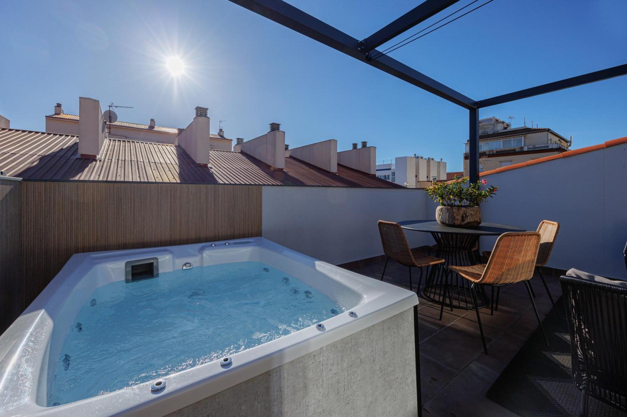 Atico Duplex Playa Area Barcelona Con Spa Exterior Montgat Esterno foto