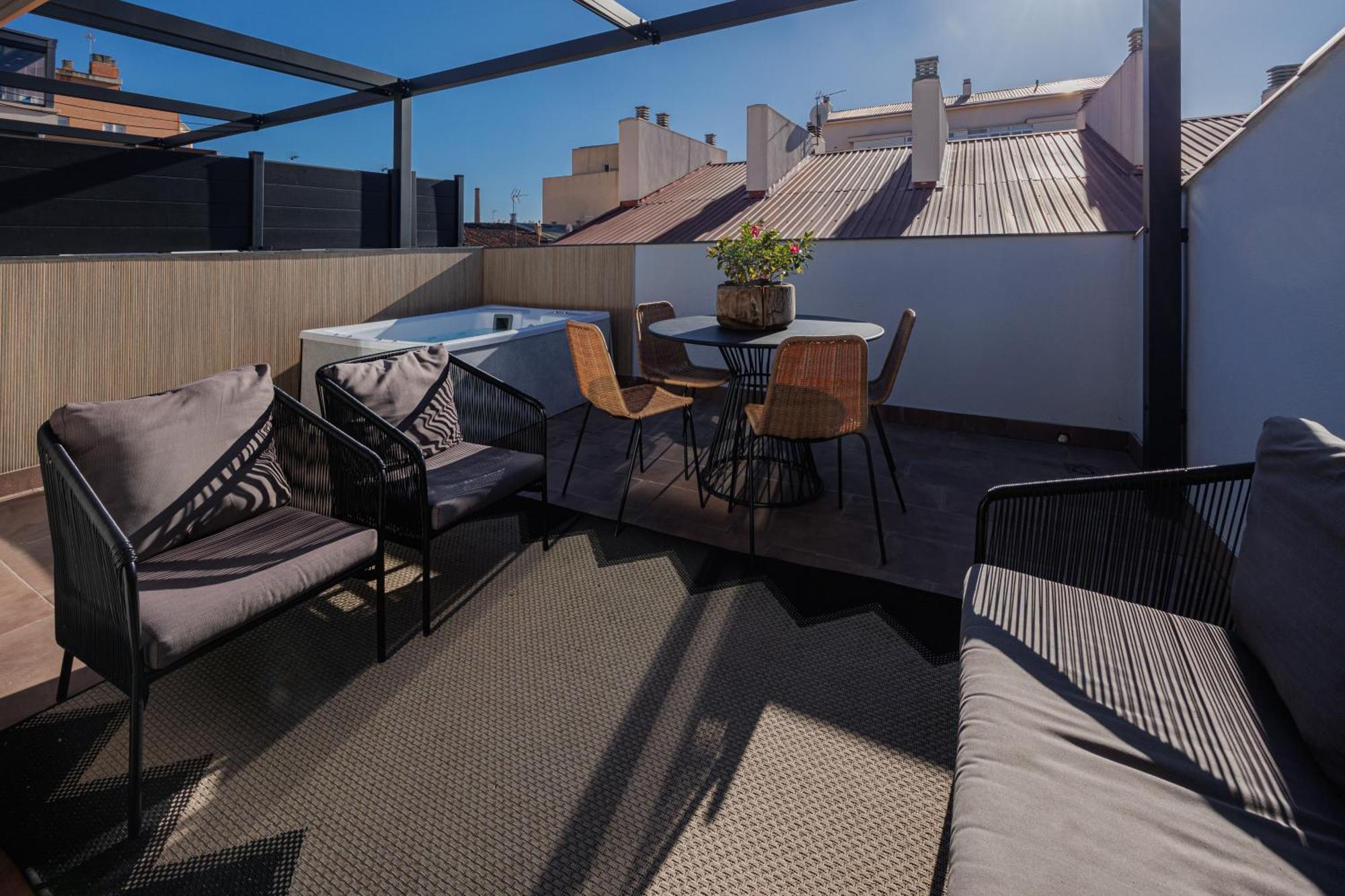 Atico Duplex Playa Area Barcelona Con Spa Exterior Montgat Esterno foto