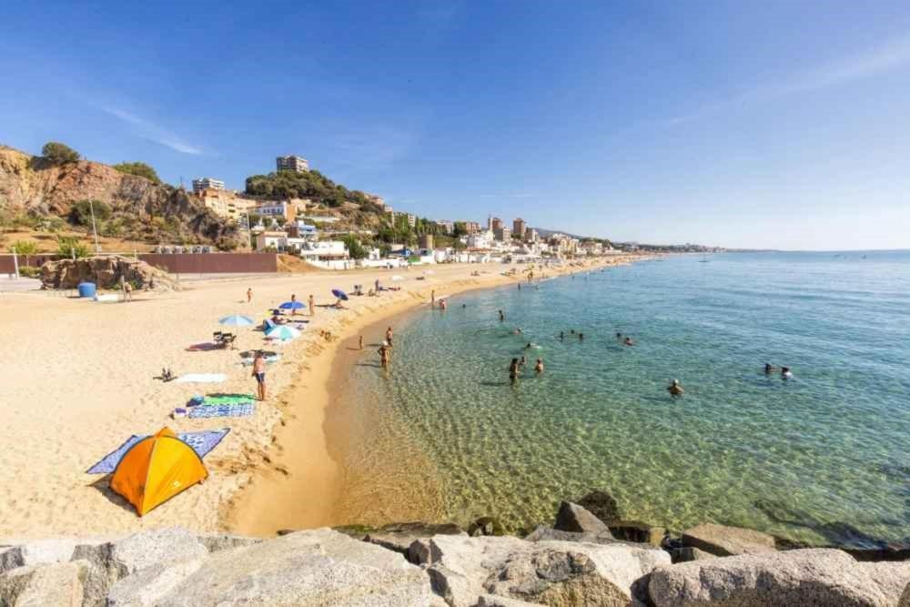 Atico Duplex Playa Area Barcelona Con Spa Exterior Montgat Esterno foto
